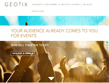 Tablet Screenshot of geotix.com